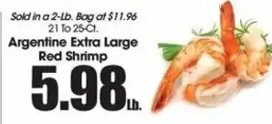 Food King Argentine Extra Large Red Shrimp offer