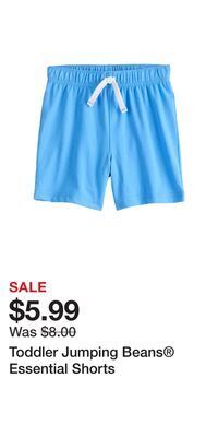 Kohl's Toddler jumping beans® essential shorts offer