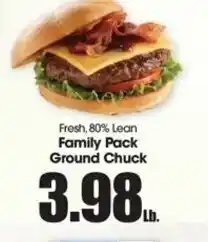 Food King Family Pack Ground Chuck offer