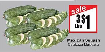 Rancho Markets Mexican squash offer