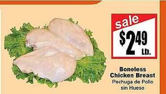 Rancho Markets Boneless chicken breast offer