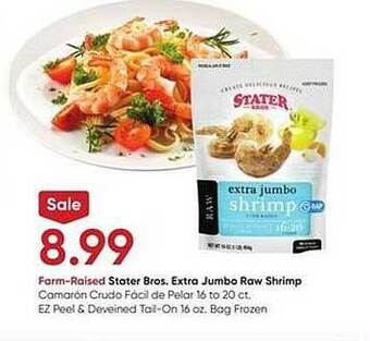Stater Bros Stater bros. extra jumbo raw shrimp offer