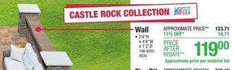 Menards Wall offer