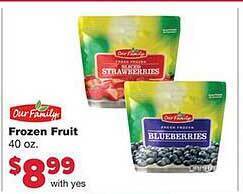 Family Fare Our family frozen fruit offer