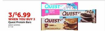 Fareway Quest protein bars offer