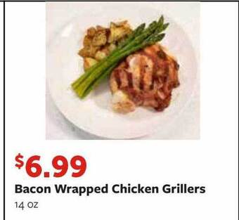Fareway Bacon wrapped chicken grillers offer