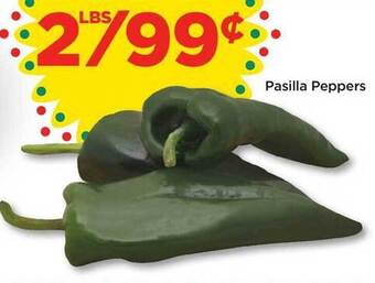 Food 4 Less Pasilla peppers offer