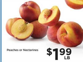 Food 4 Less Peaches or nectarines offer