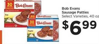 Food 4 Less Bob evans sausage patties offer