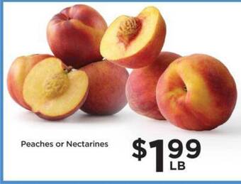 Food 4 Less Peaches or nectarines offer