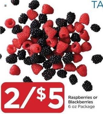 Food 4 Less Raspberries or blackberries offer