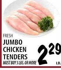 Karns Jumbo chicken tenders offer