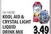 Kool aid & crystal light liquid drink mix