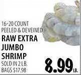 Karns Raw extra jumbo shrimp offer