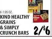 Karns Kind healthy grains & simply crunch bars offer
