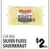 Karns Silver floss sauerkraut offer