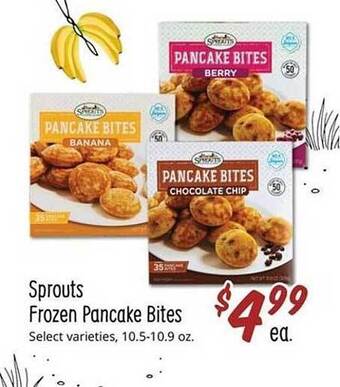 Sprouts Farmers Market Sprouts frozen pancake bites offer