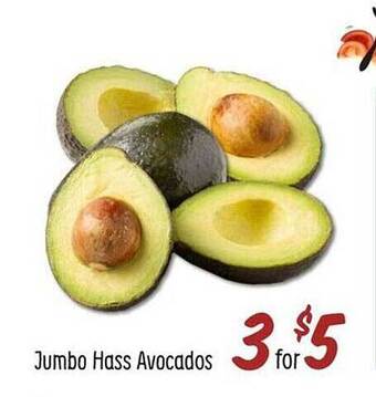 Sprouts Farmers Market Jumbo hass avocados offer