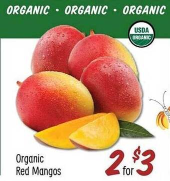 Sprouts Farmers Market Organic red mangos offer