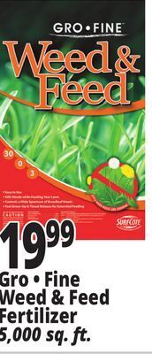 Ocean State Job Lot Gro • fine weed & feed fertilizer offer