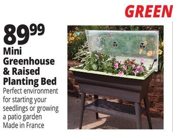 Ocean State Job Lot Mini greenhouse & raised planting bed offer