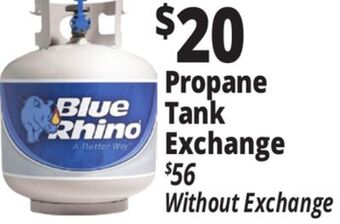 Ocean State Job Lot Propane tank exchange offer