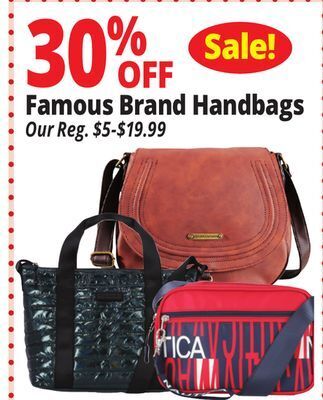 Ocean State Job Lot Famous brand handbags offer