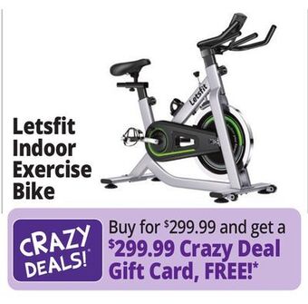 Ocean State Job Lot Letsfit indoor exercise bike offer