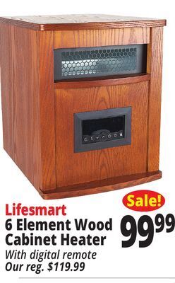 Ocean State Job Lot Lifesmart 6-element smart boost infrared space heater offer