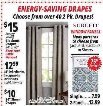 Ocean State Job Lot Curtains offer