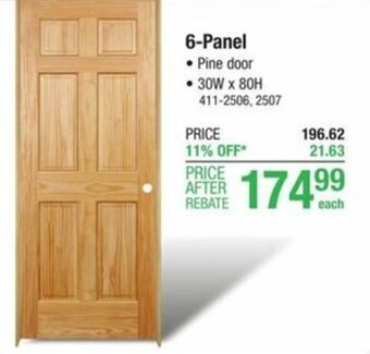 Menards 6-Panel offer