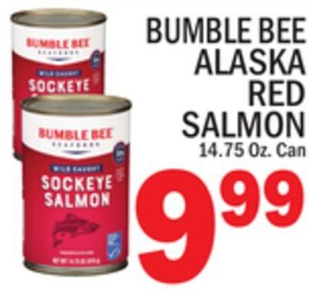 C Town Bumble bee alaska red salmon offer