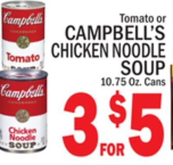 C Town Campbell's chicken noodle soup offer