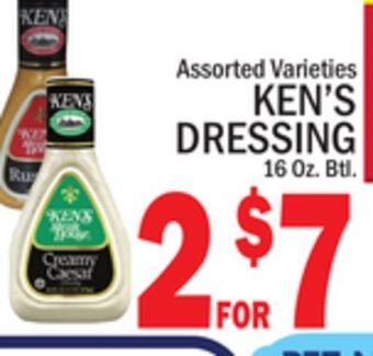 C Town Ken's dressing offer