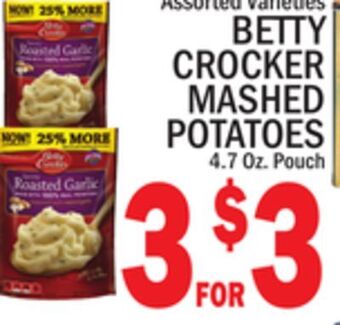 C Town Betty crocker mashed potatoes offer