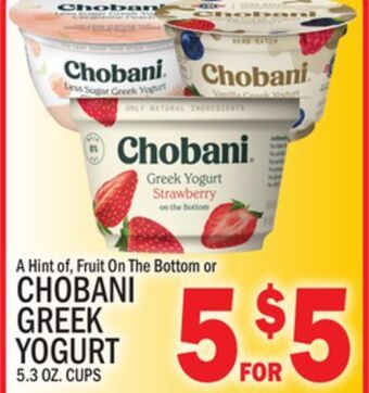 C Town Chobani greek yogurt offer