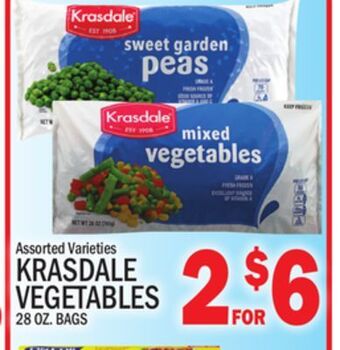 C Town Krasdale vegetables offer