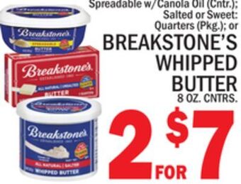 C Town Breakstone's whipped butter 8 oz. cntrs. offer