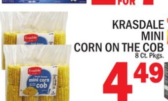 C Town Krasdale mini corn on the cob offer