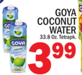 C Town Goya coconut water offer