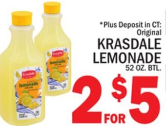 C Town Krasdale lemonade offer