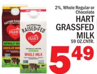 C Town Hart grassfed milk offer