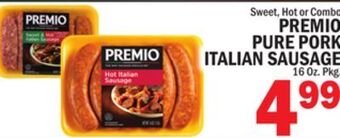 C Town Premio pure pork italian sausage offer