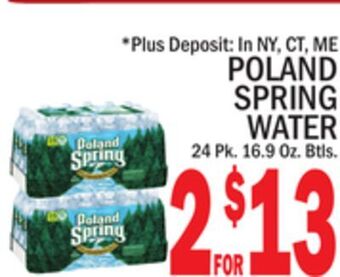 C Town Poland spring water offer