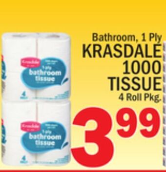 C Town Krasdale 1000 tissue offer