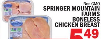 C Town Springer mountain farms boneless chicken breast offer