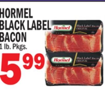 C Town Hormel black label bacon offer