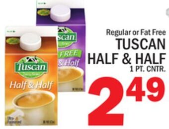 C Town Tuscan half & half offer