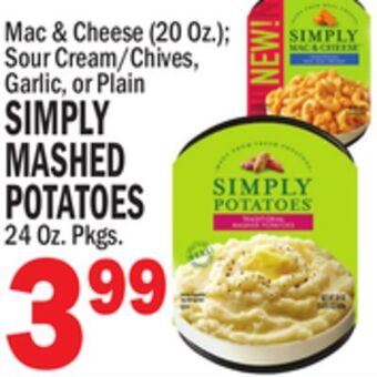 C Town Simply mashed potatoes 24 oz. pkgs. offer