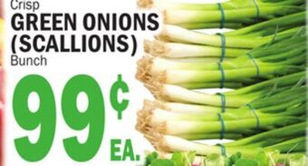 C Town Crisp green onions offer